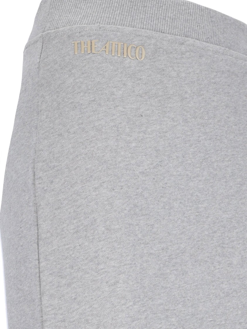 Shop Attico The Midi Skirt – Grey