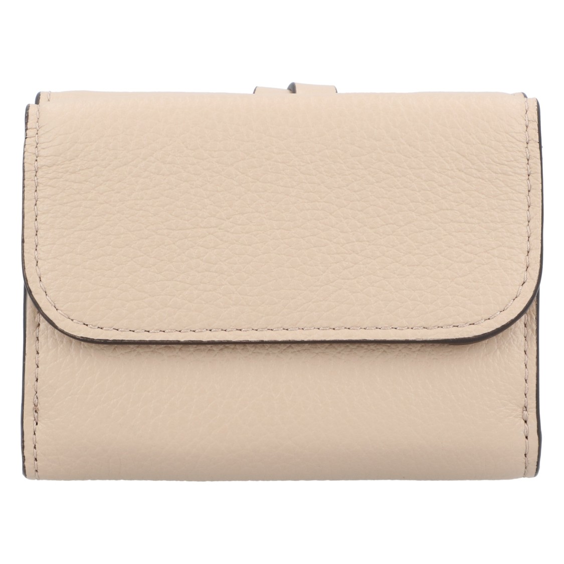 Chloé Alphabet Mini Trifold Wallet In Neutral