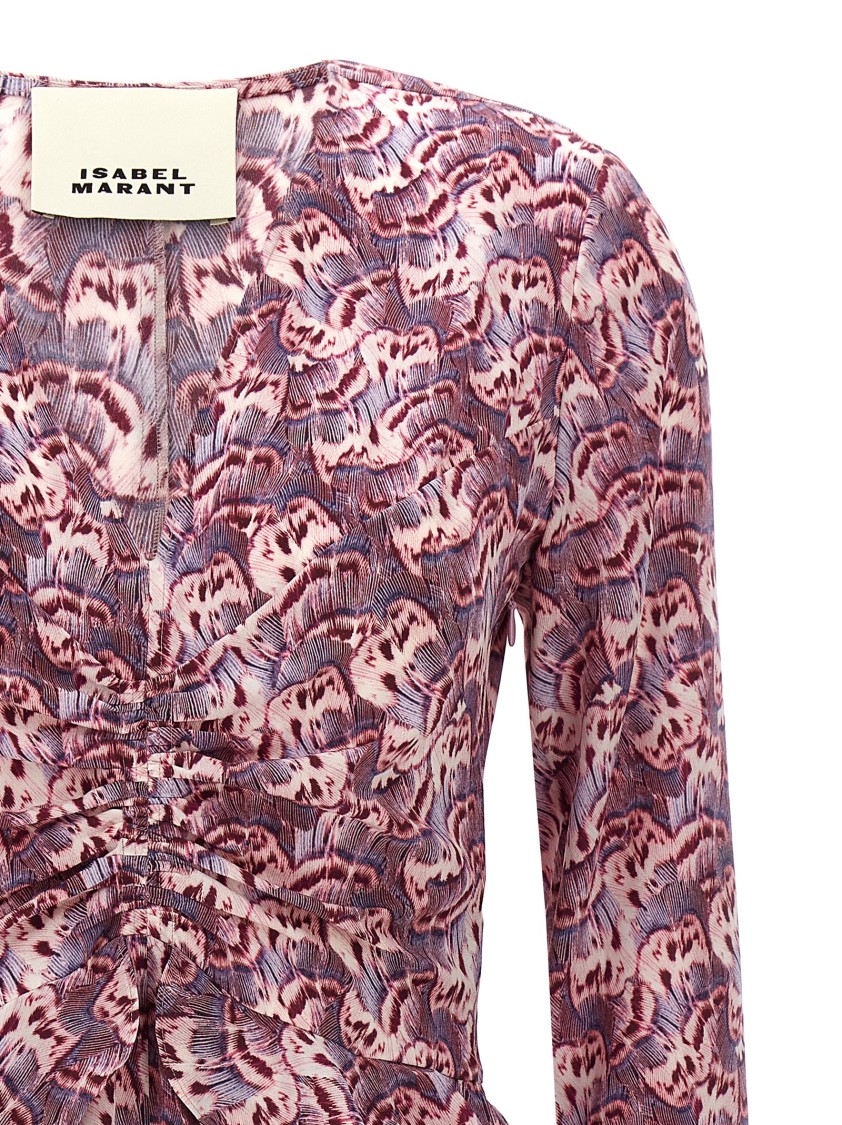 Isabel Marant 'usmara' Dress In Pink