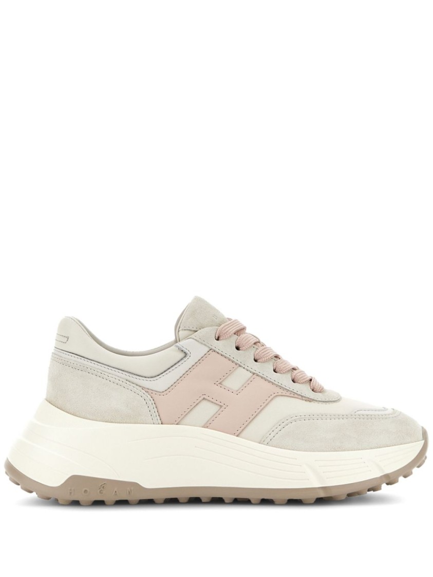 Hogan Hi-fi Low-top Sneakers In Neutrals
