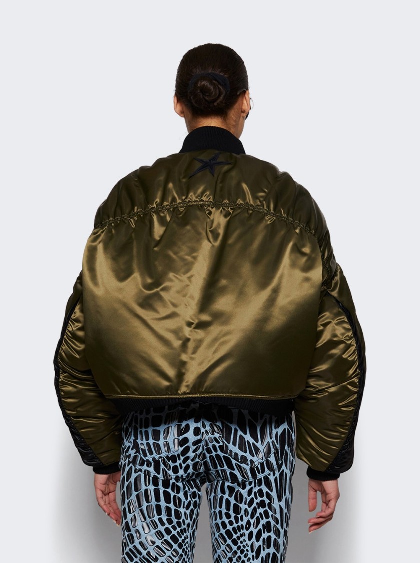 Mugler Shiny Bomber Jacket
