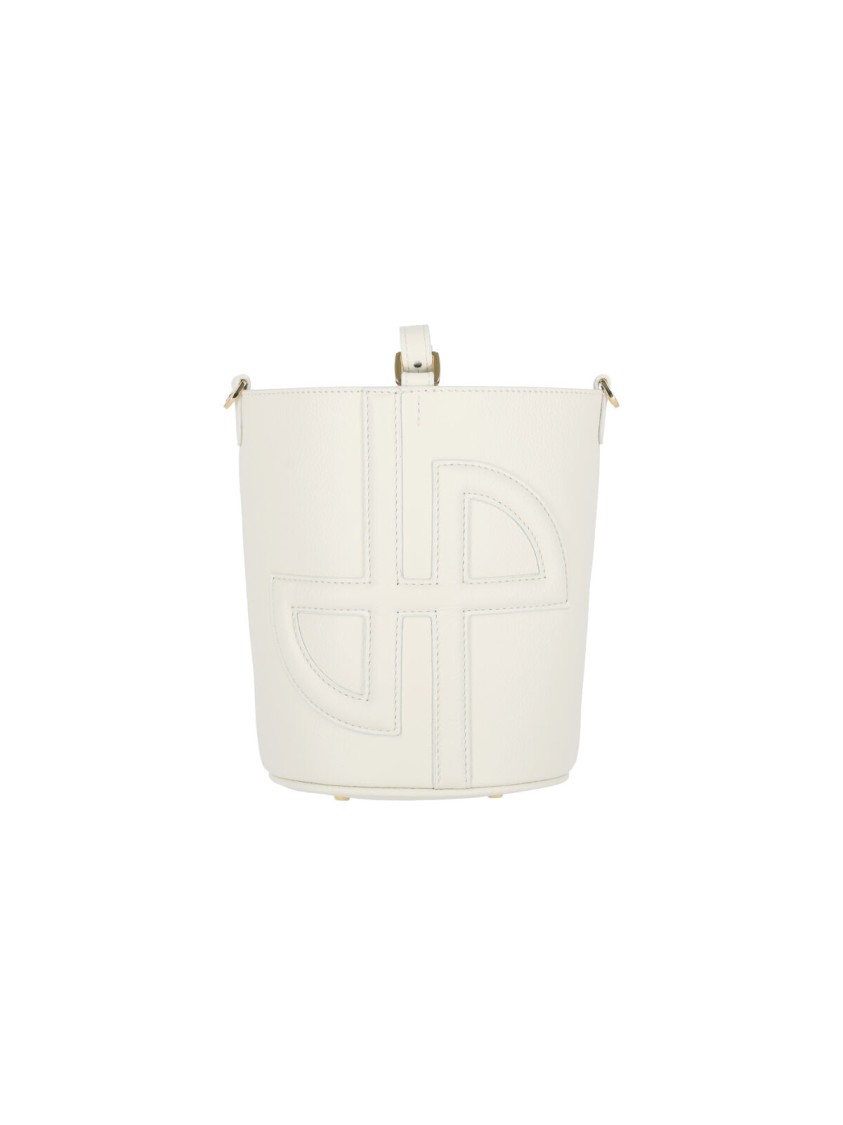 Patou "Jp" Small Bucket Bag  White