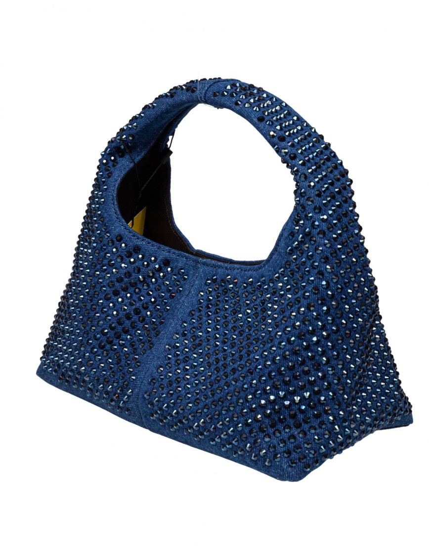 Marc Jacobs The Mini Crystal Denim Sack Bag