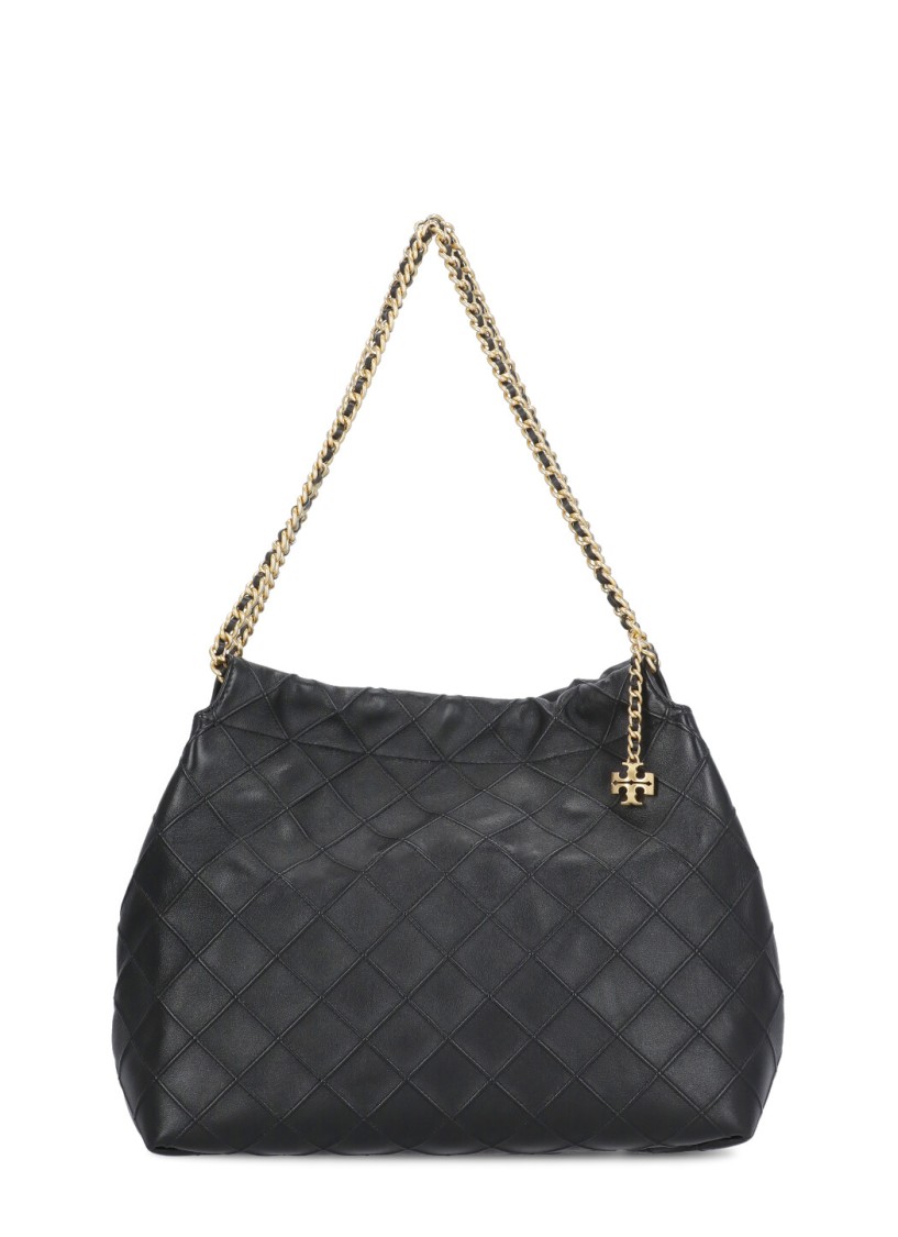 Tory Burch Black Fleming Hobo Bag