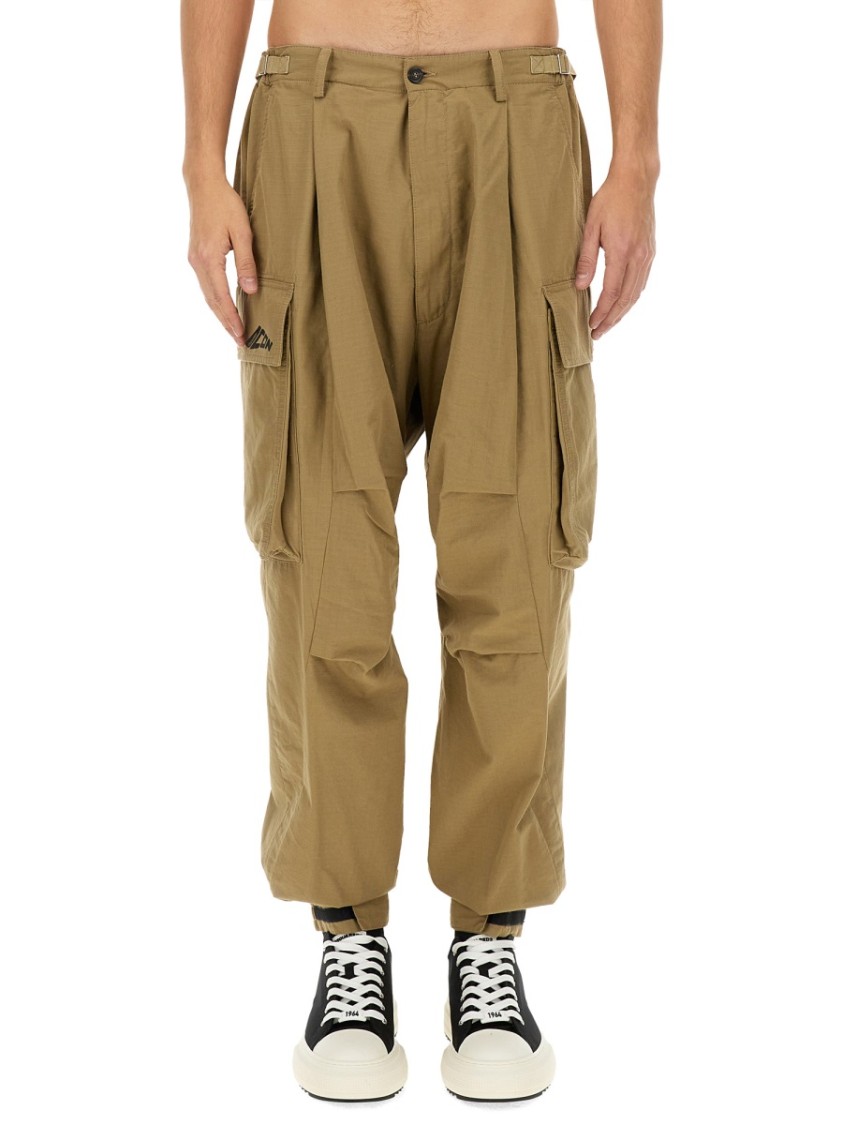 Dsquared2 Dsquared Men "icon New Generation" Cargo Pants In Neutrals