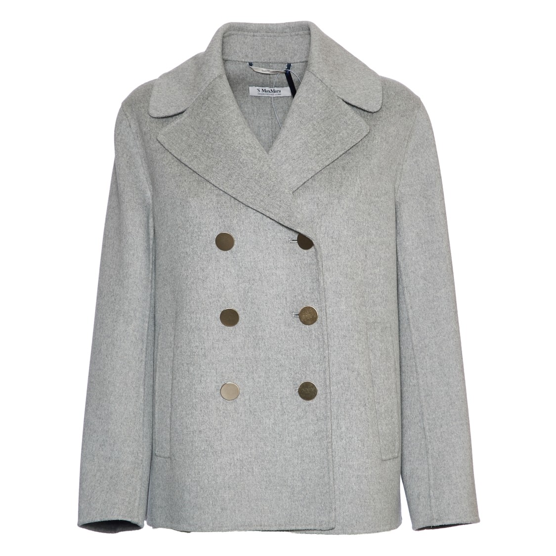 Shop Max Mara Double-breasted Margot Jacket In Premium Wool