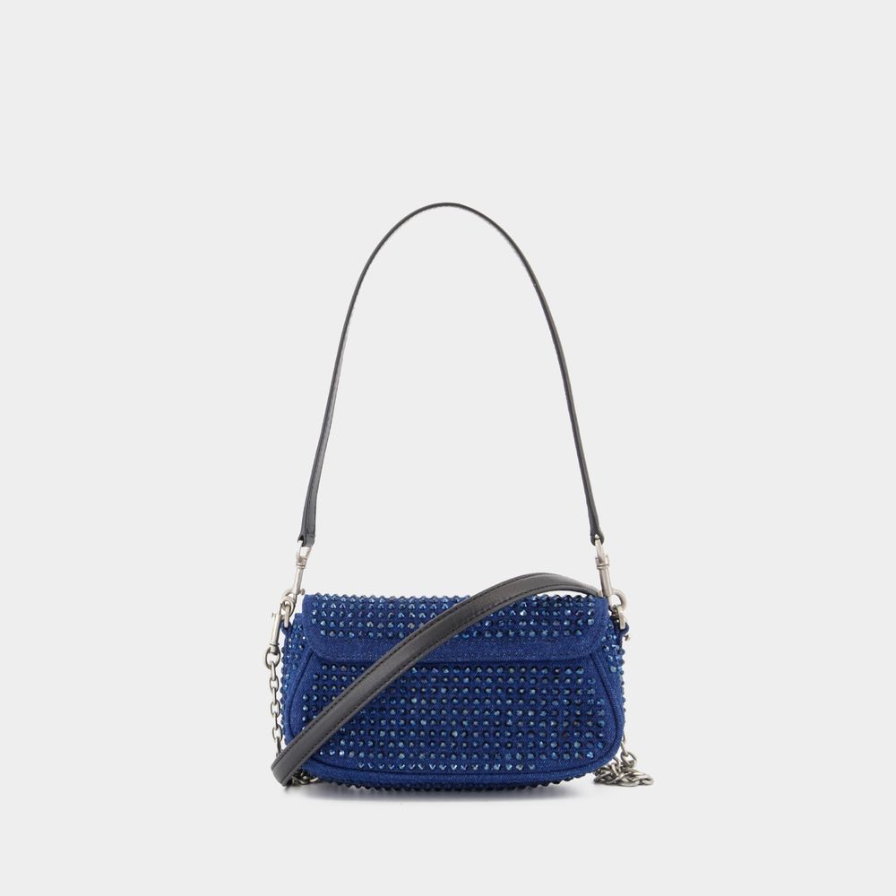 Shop Marc Jacobs The Clover Shoulder Bag - Cotton - Blue In Green