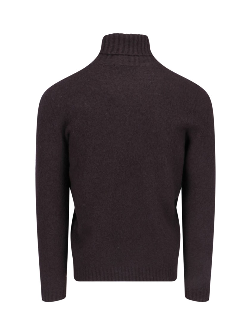 Drumohr Ribbed Turtleneck Crewneck Sweater