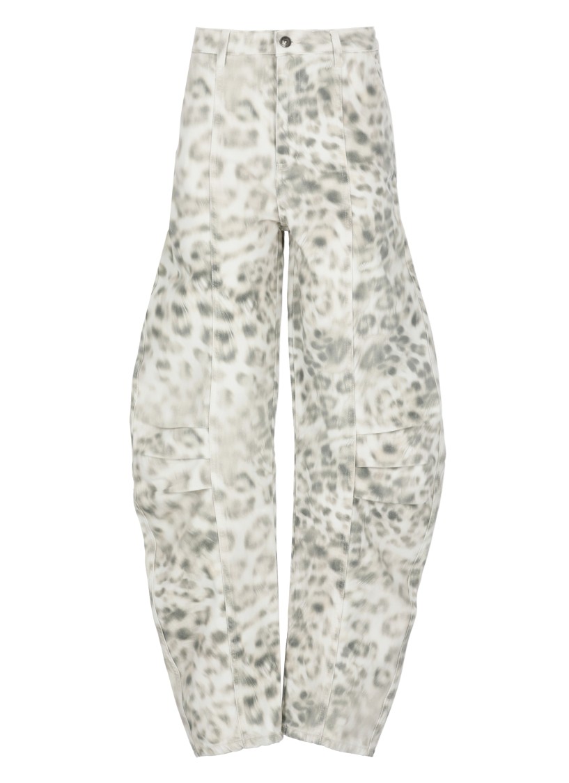 Rotate Birger Christensen Rotate Green Cotton Jeans