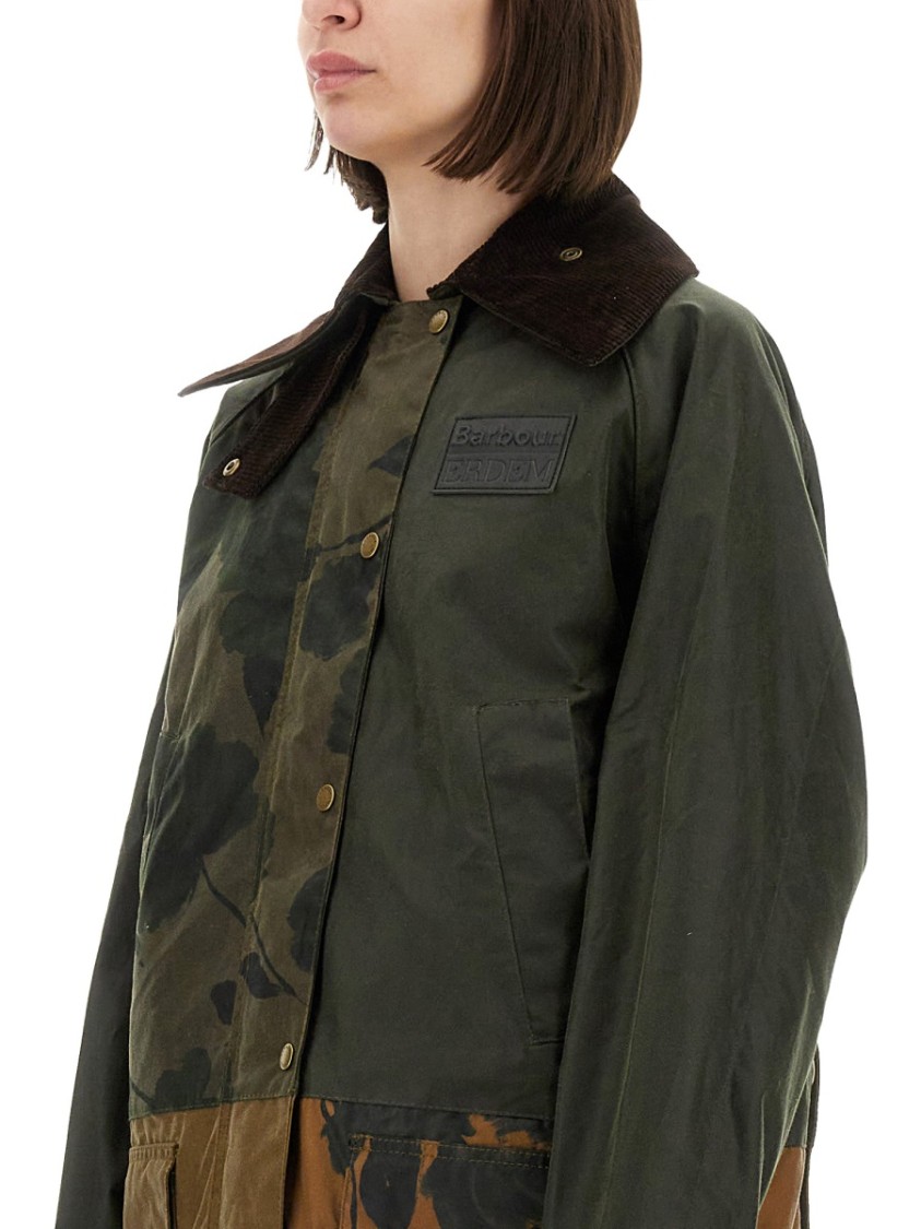 Barbour X Erdem Patchwork Design Jacket With Classic Collar