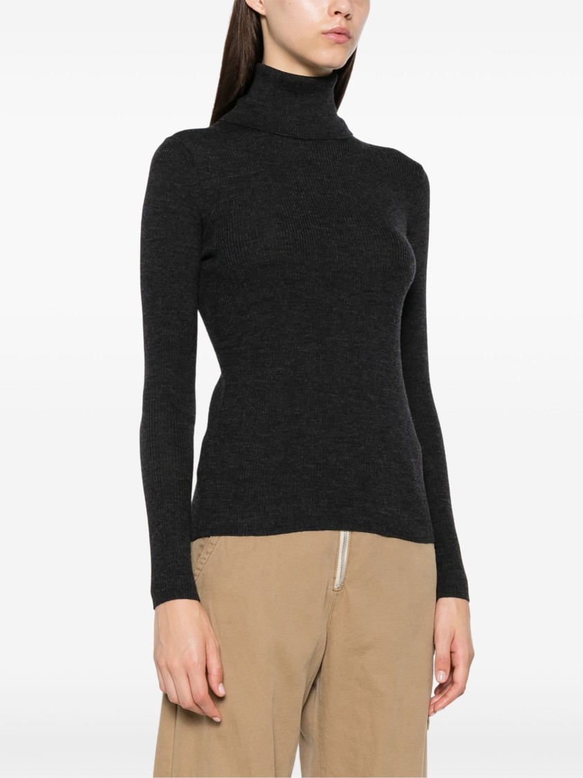 P.A.R.O.S.H P.A.R.O.S.H. WOOL TURTLENECK SWEATER WITH BACK DETAIL