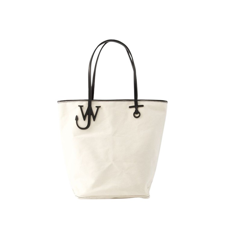 J. W. Anderson Anchor Tall Tote Bag - Canvas - Ivory/Black