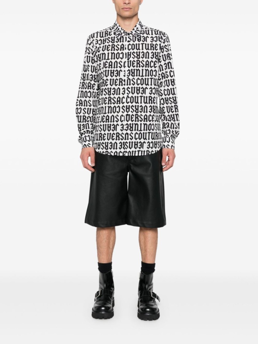 VERSACE JEANS COUTURE VERSACE JEANS COUTURE SHIRT WITH PRINT