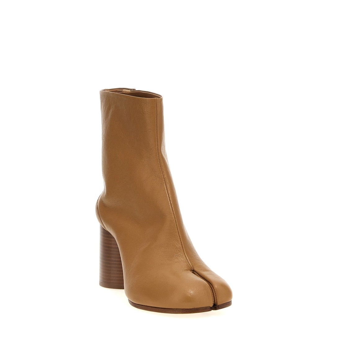 Maison Margiela 'tabi' Brown High Heel Ankle Boots
