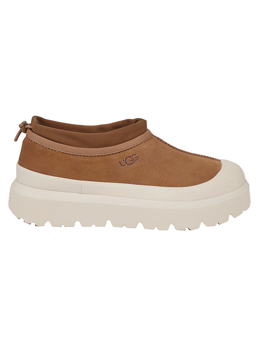 Ugg Tasman Weather Hybrid Chestnut Whitecap Slipper In Brown