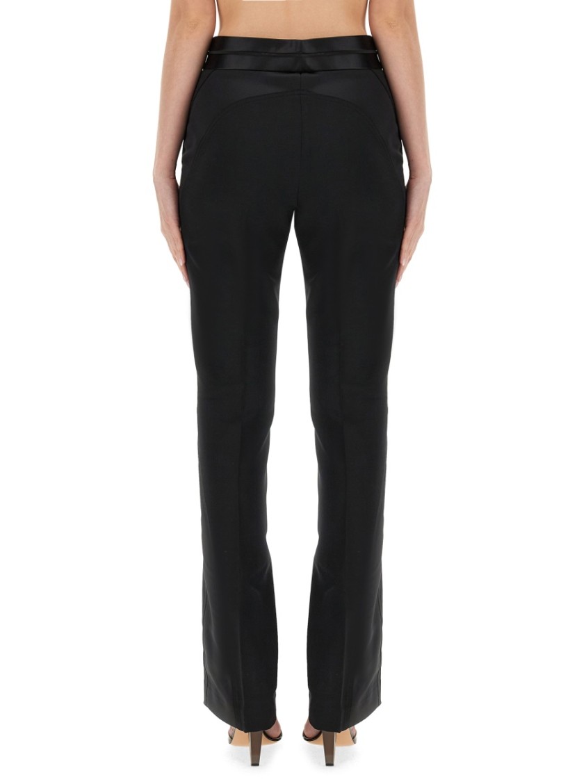 Helmut Lang Tailored Black Bootcut Pants In Black