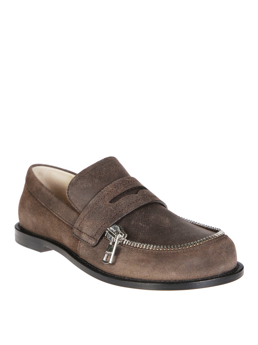 Jw Anderson J. W. Anderson Biker Loafers In Brown
