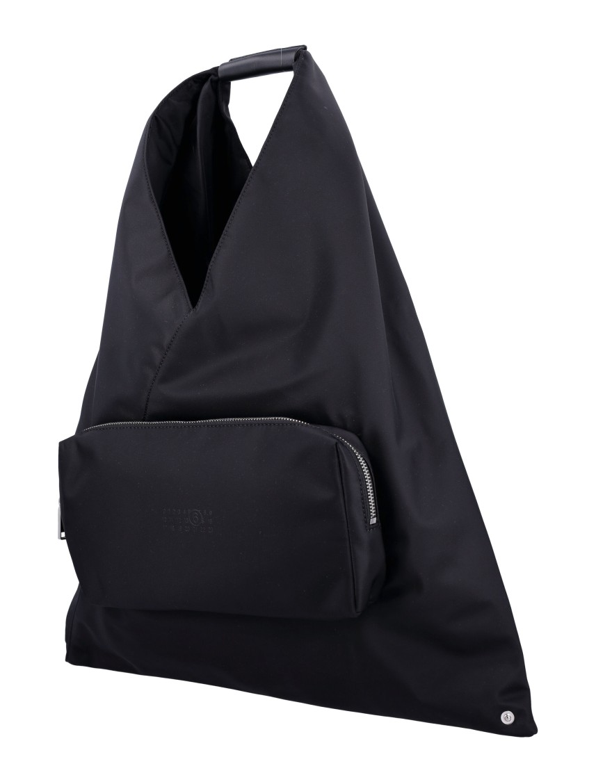 Mm6 Maison Margiela Mm6 By Maison Margiela Japanese Pocket Handbag With Zippered Front In Black