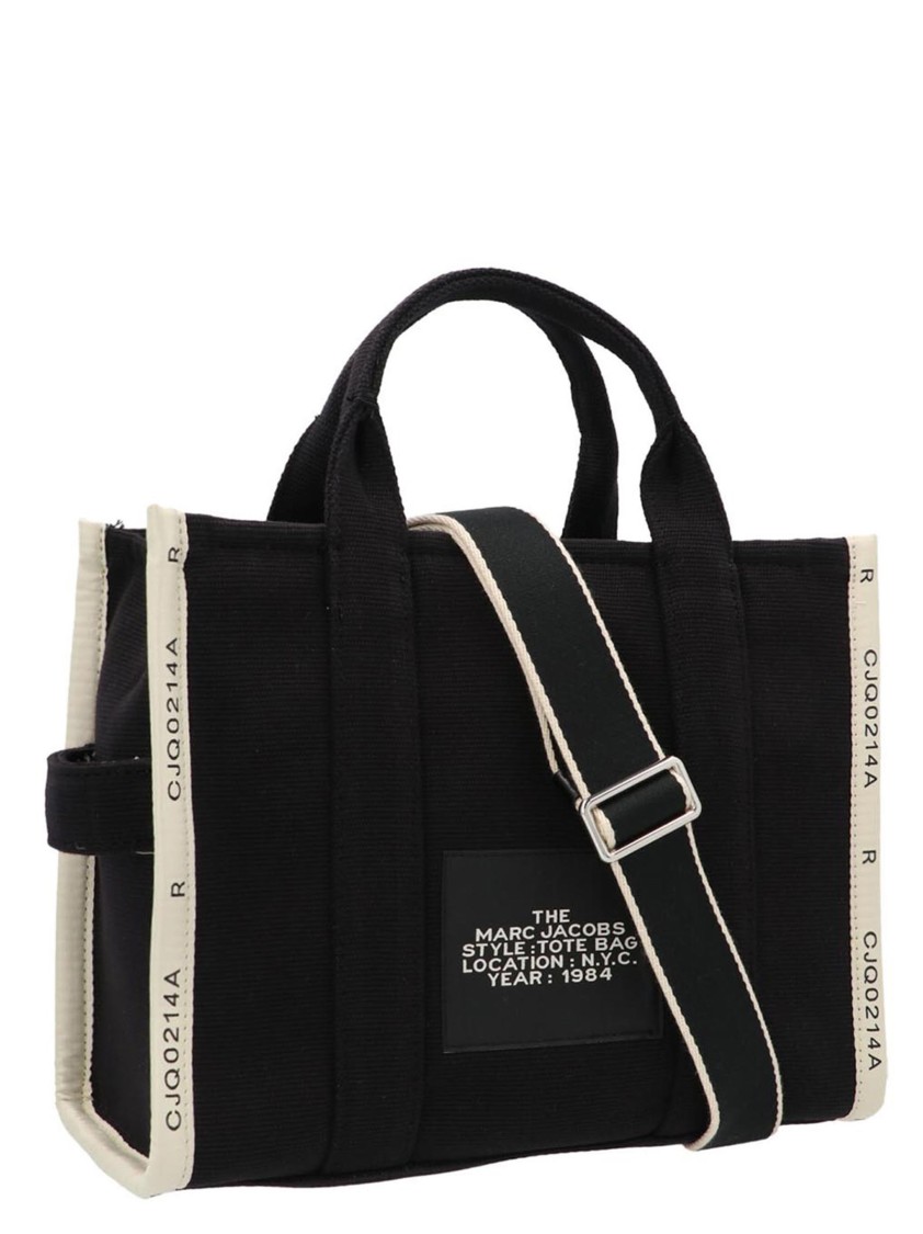 Marc Jacobs Shopping 'the Jacquard Medium Tote' In Black