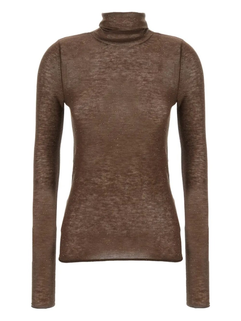 Pinko Sweater In Brown