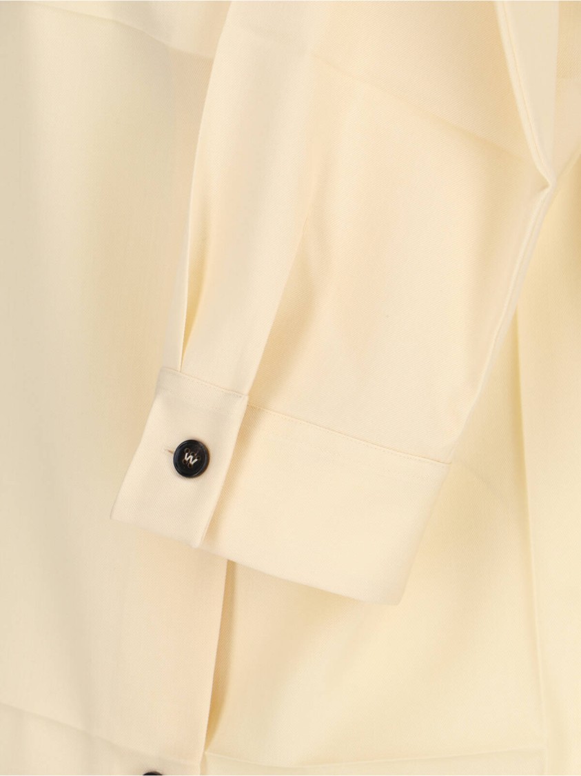Jil Sander "coach Jacket With Logo Print"