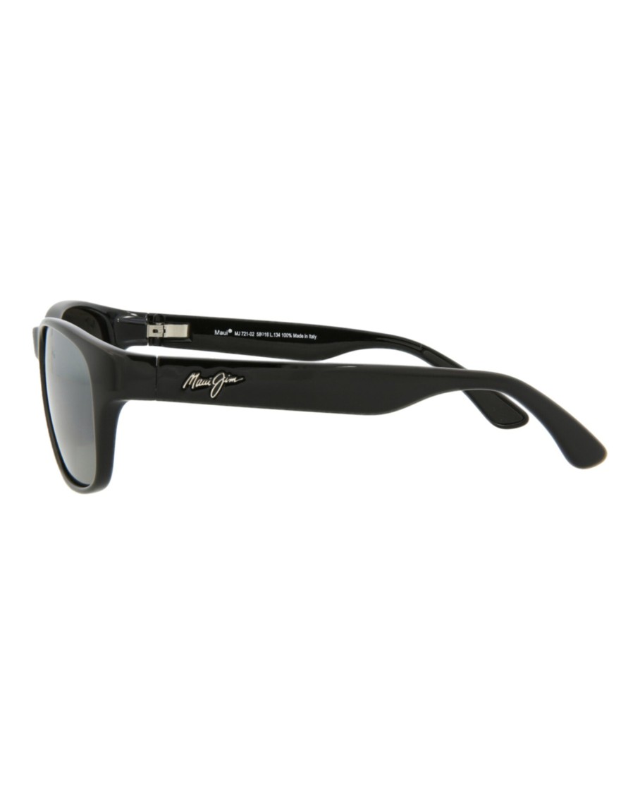Maui Jim Square-frame Nylon Sunglasses In Gray