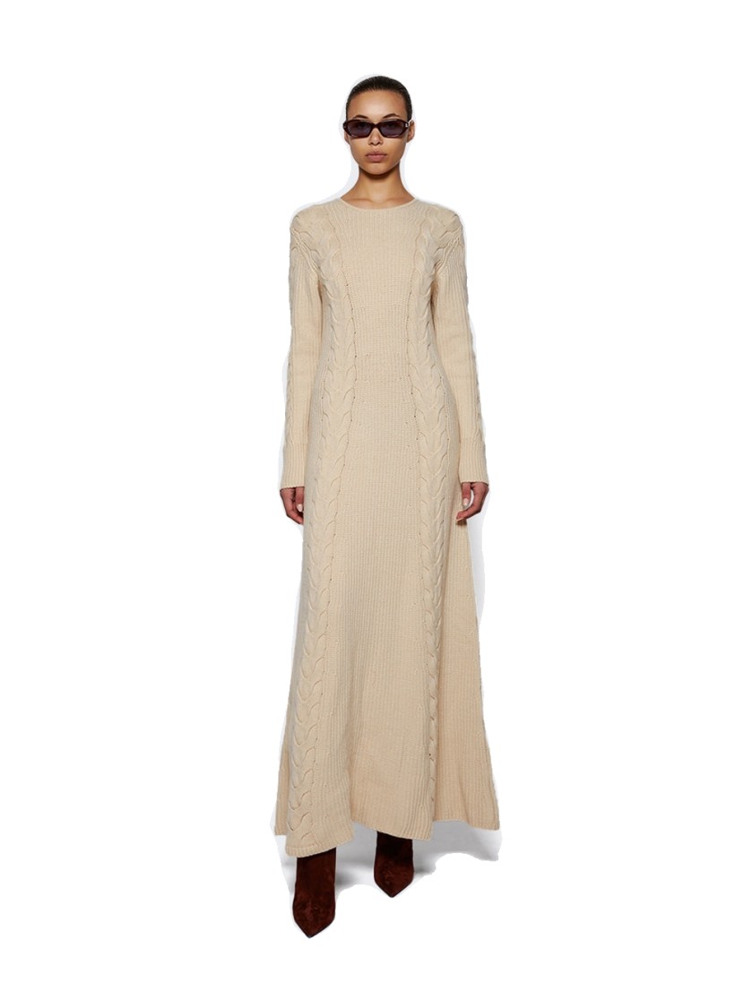 JOHANNA ORTIZ JOHANNA ORTIZ AZURE HORIZONS ANKLE DRESS ECRU