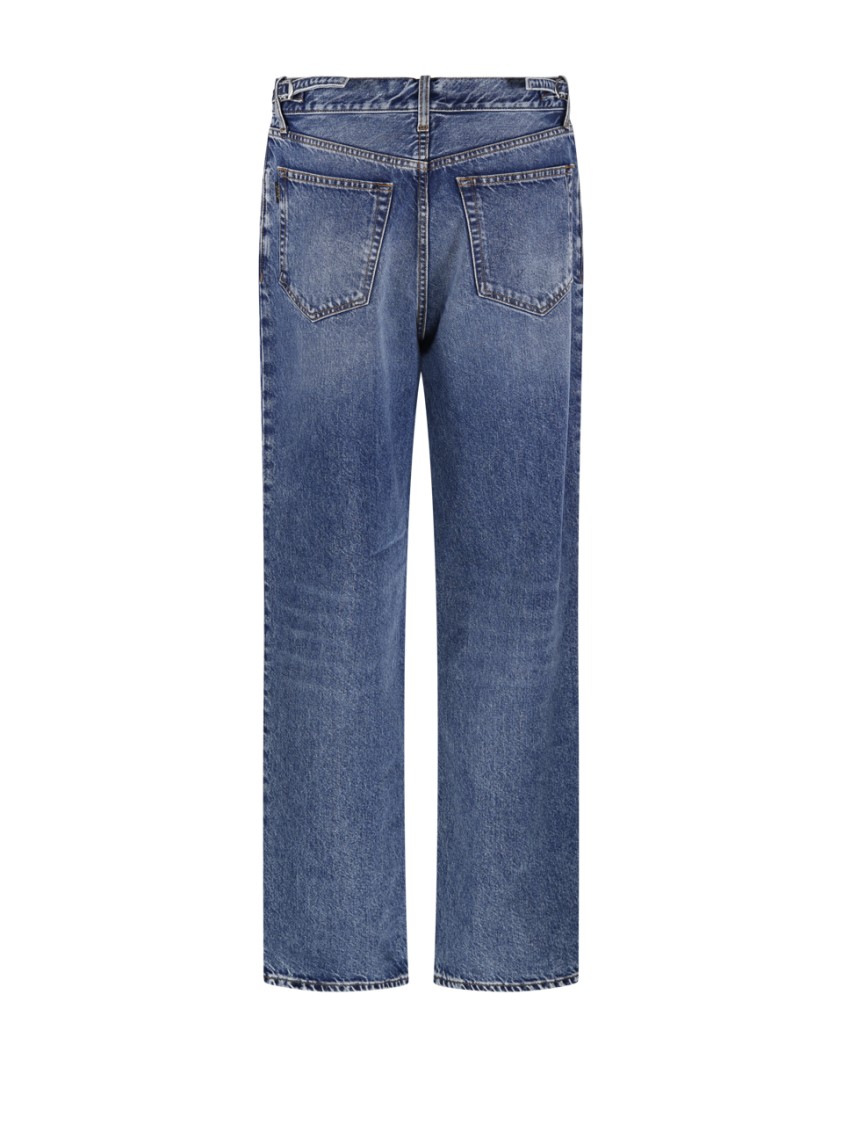 Haikure Logan Worker Jeans In Blue