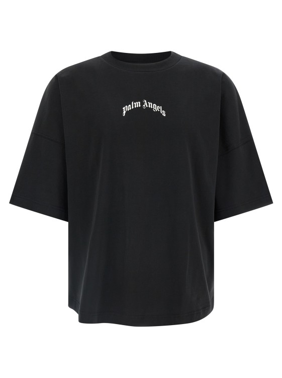 Palm Angels 'Back Curved Logo' T-Shirt | THE LIST