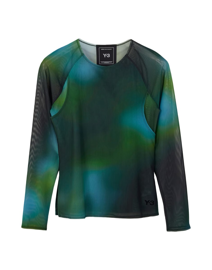 ゆ*き様 OBSIDIAN RECYCLED MESH LONG SLEEVE Power Mesh Mock Neck Long Sleeve Top - Black | Fashion Nova