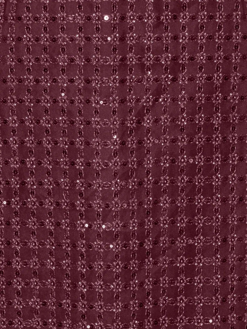 Rotate Birger Christensen Rotate Floor-length Burgundy Strapless Evening Dress With Sequined Detailing In Black
