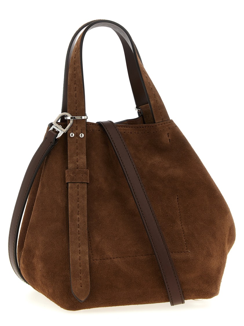 Max Mara Small 'archetipo' Handbag With Adjustable Strap In Black
