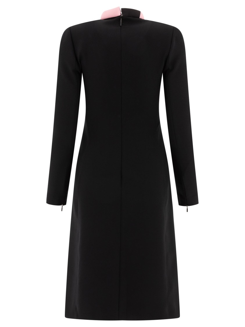 Pucci A-line Mini Dress With Contrasting Collar In Black