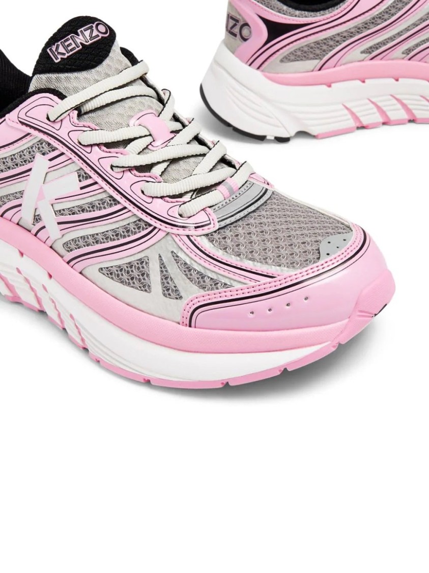 Kenzo Tech Runner Sneakers In Pink
