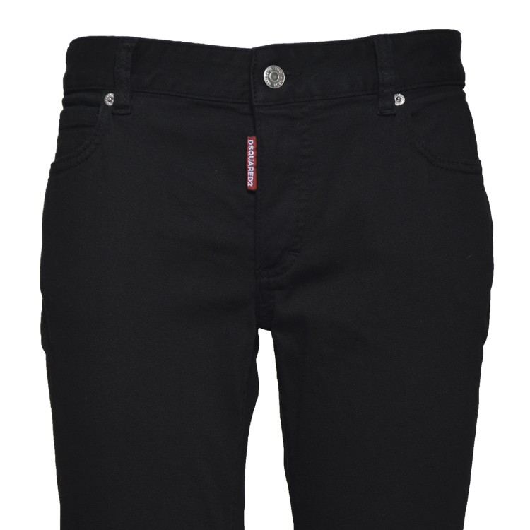Dsquared2 Black Flare Twiggy Denim Jeans in Black | THE LIST