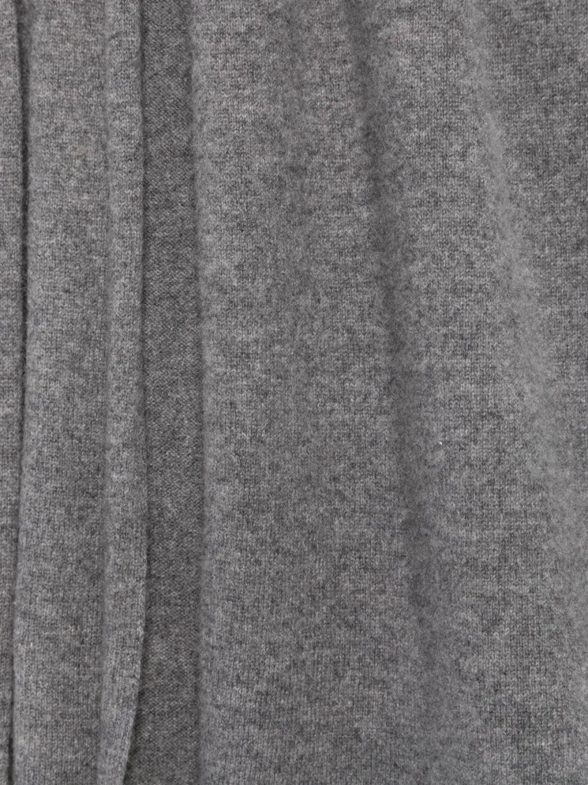 Vince Cashmere Knit Blanket Wrap In Gray