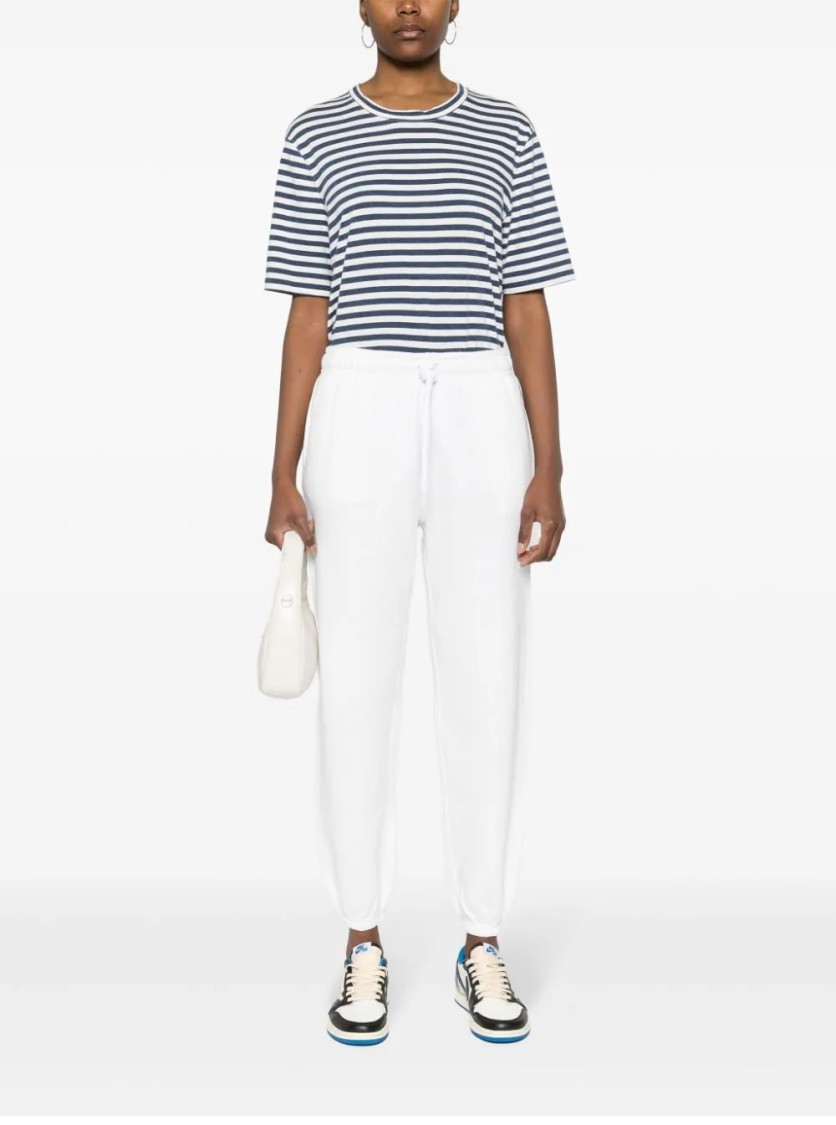 Polo Ralph Lauren Ankle-length Relaxed-fit Athletic Pants In White