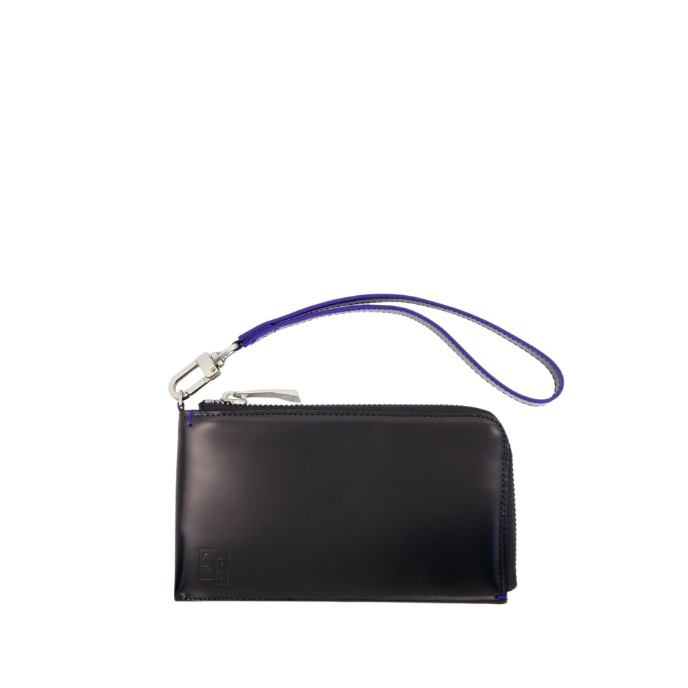 【関税込み】01 TRS Tag Wallet - Ader Error - Leather - Blue Ader Error 01 Trs Tag Wallet - Leather - Black | THE LIST