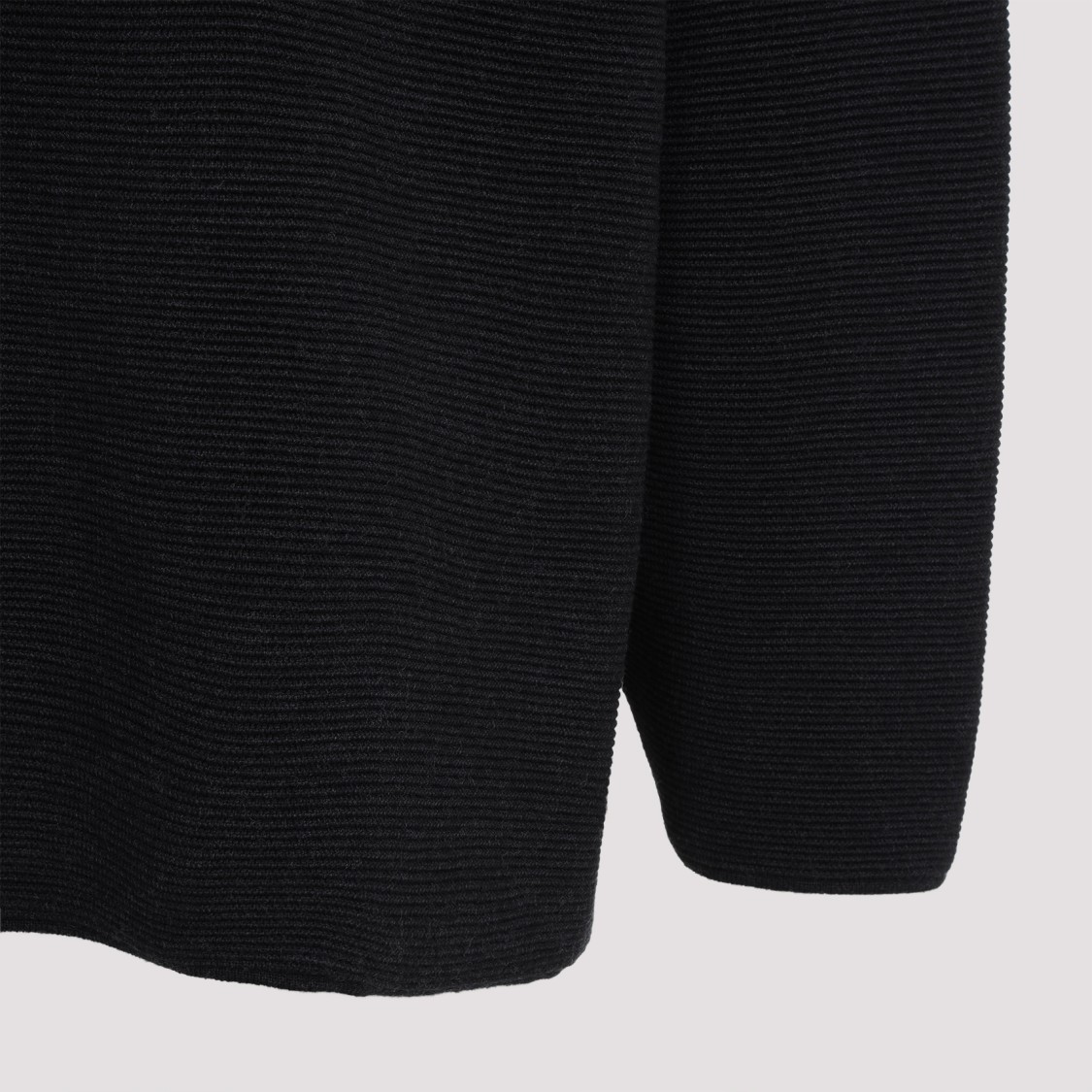 Fear Of God Black Dropped Shoulder Sweater In Black