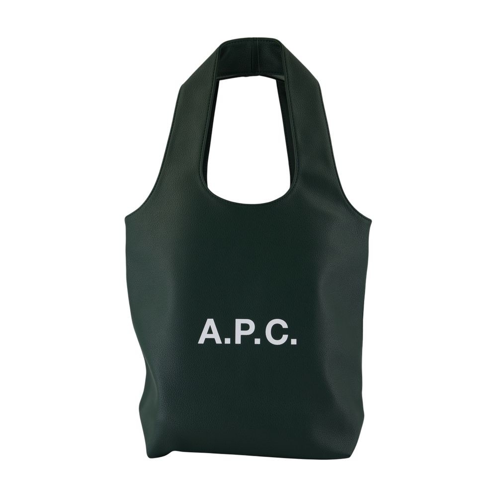 Apc A.p.c. Ninon Small Shopper Bag In Green