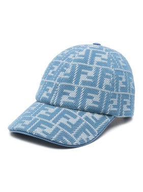 ハット Fendi Indigo Ff Jacquard Cape Fendi Indigo Ff Jacquard Cape Hat in Blue | THE LIST