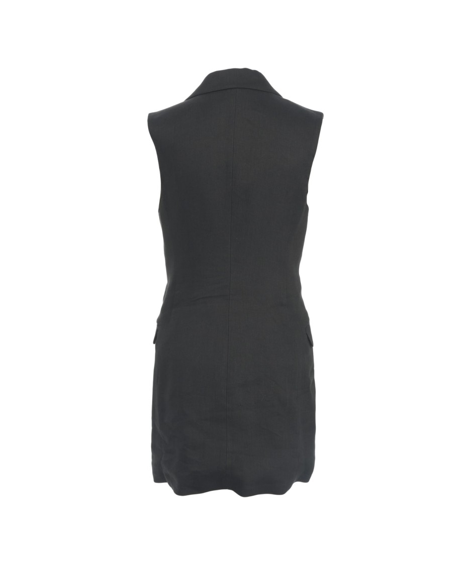オールインワン・サロペット Elisabetta Franchi Linen Blend Mini Dress Elisabetta Franchi Linen Blend Mini Dress | THE LIST