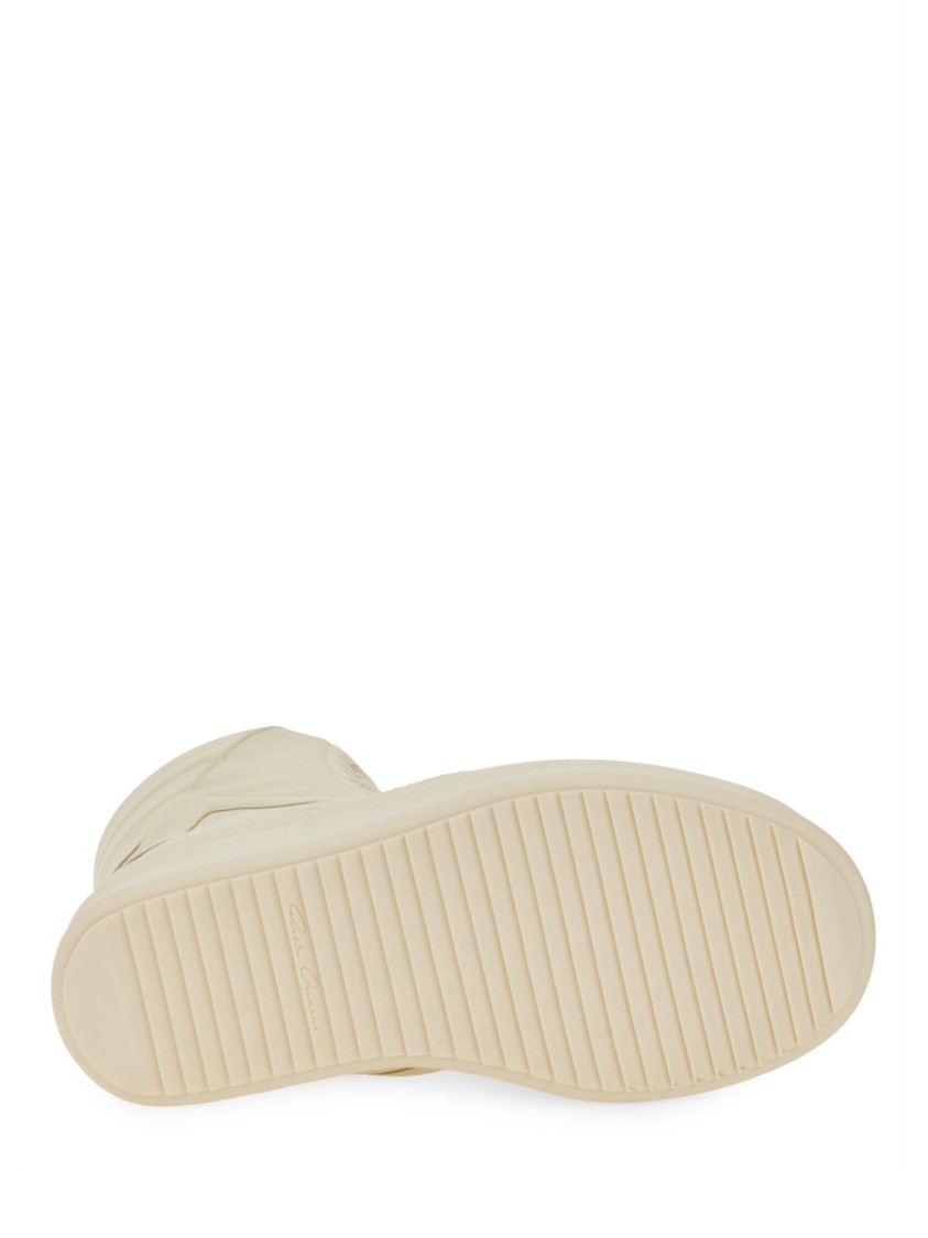 Rick Owens "concordians" Leather Sneaker In Yellow