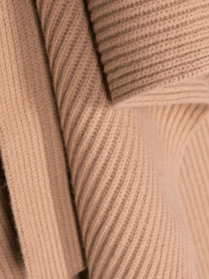 Joseph Cardigan Stitch Scarf In Neutral