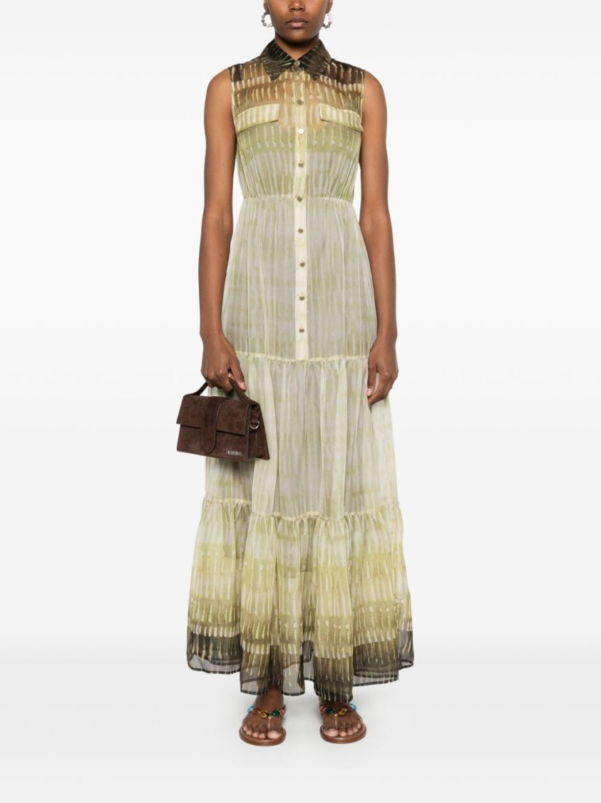 Liu •jo Liu Jo Maxi Dress With Button-down Front