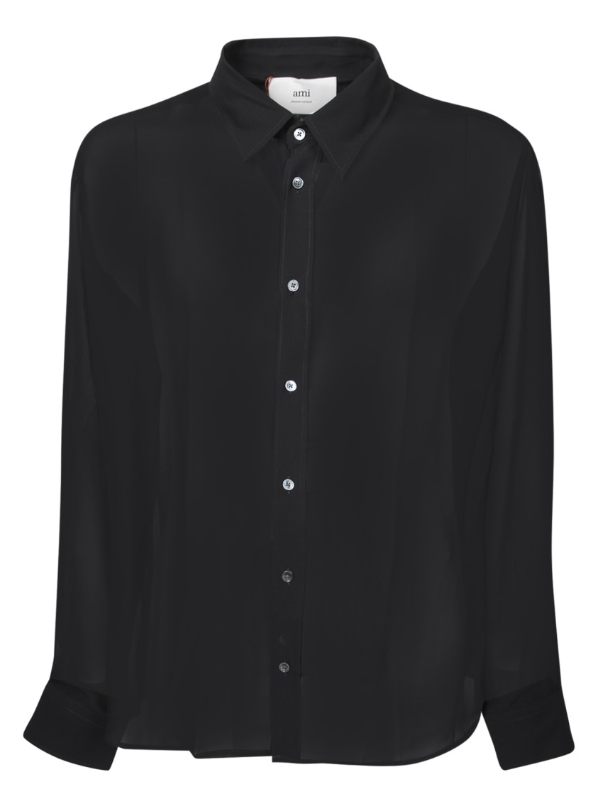 Ami Alexandre Mattiussi Ami Paris Shirts In Black
