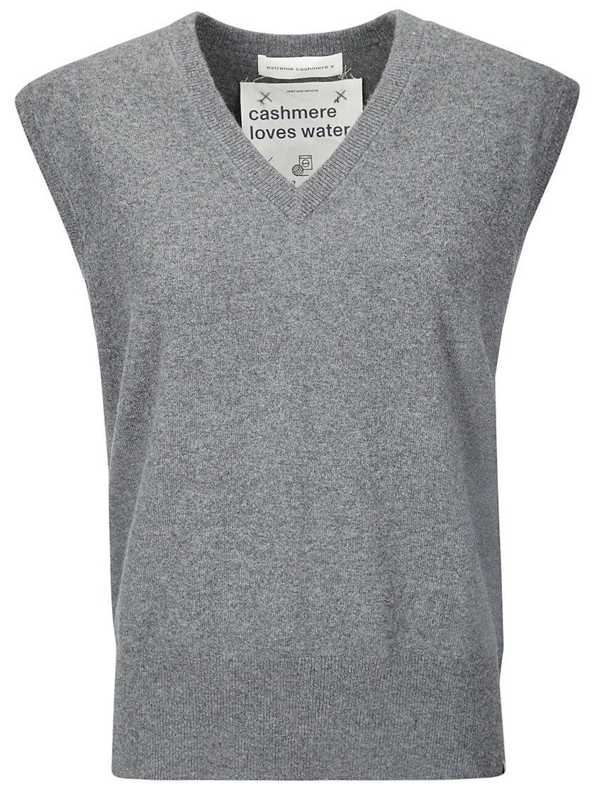 Extreme Cashmere Spencer Top In Grey