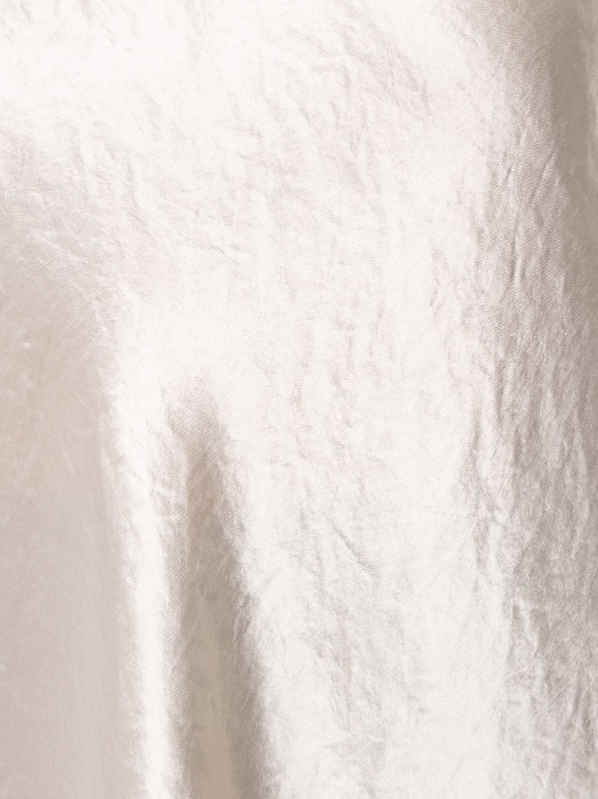 Vince Beige Flowing Blouse With Adjustable Straps In White