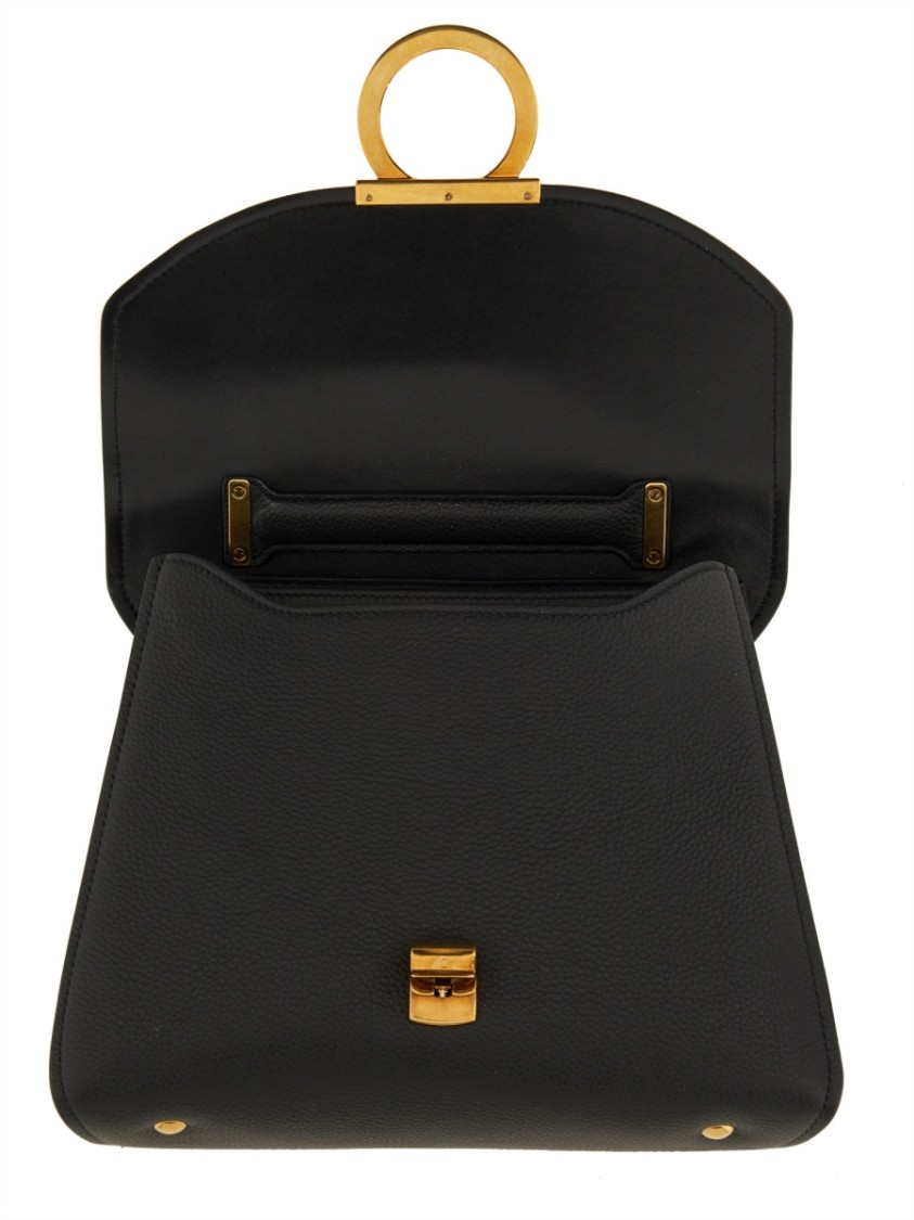 Shop Ferragamo Mini Hooks Handbag