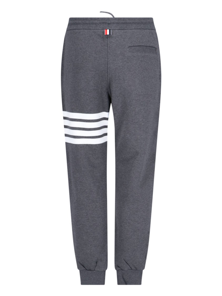 Thom Browne 4-bar Track Pants In Gray